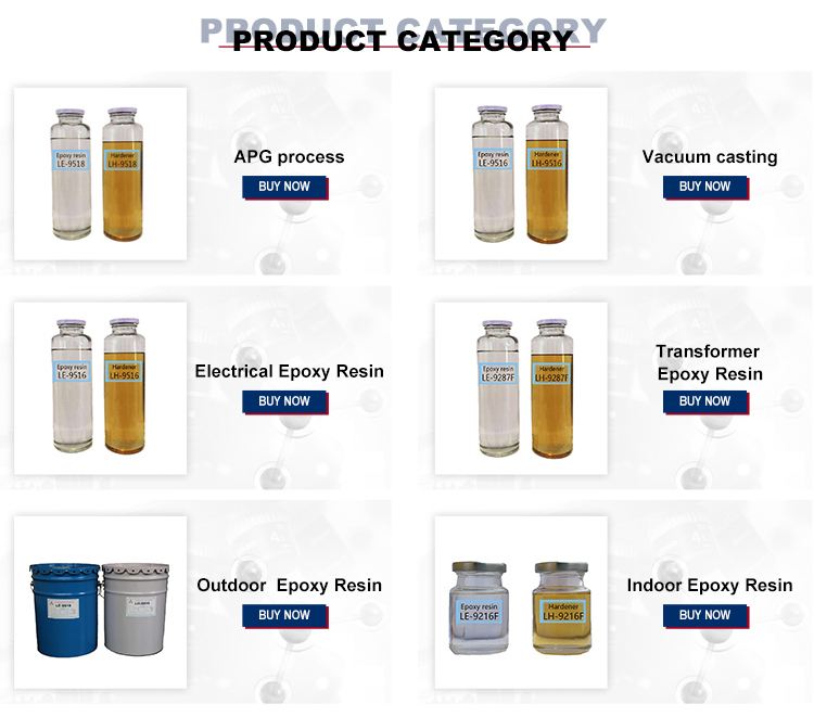 শুকনো টাইপ ট্রান্সফরমারগুলির জন্য দ্রুত-কুরিং ইপোক্সি রজন LW-9425A/B